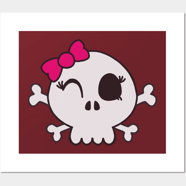 Cute Skull Wall Art by Cook Initiative